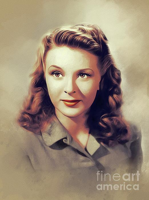 Evelyn Ankers, Vintage Actress by John Springfield Evelyn Ankers, Vintage Actress by John Springfield